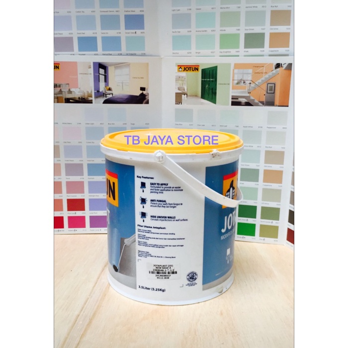 JOTUN JOTAPLAST CAT TEMBOK INTERIOR / JOTUN SNOW WHITE 5001 5 KG