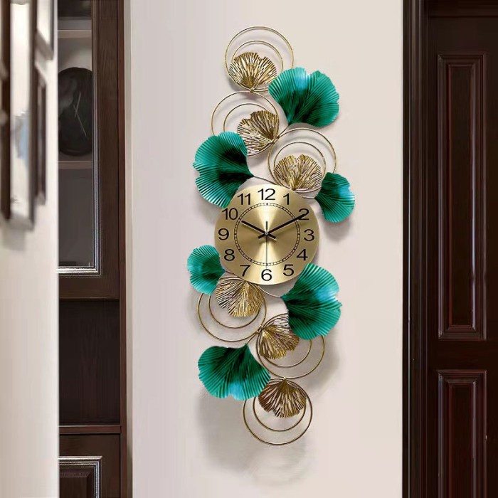 Dekorasi CLAI Jam Dinding Lukisan Cermin Dinding Metal 40x60 WallDecor Wall Decor Pajangan Aestetic