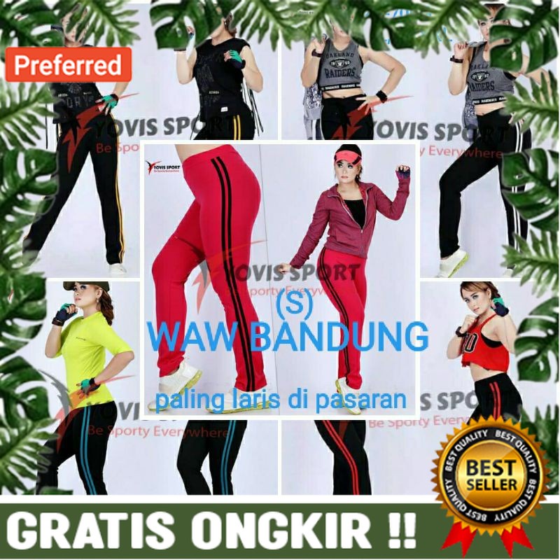 [Siap Kirim COD]Celana Olahraga Wanita, Celana Senam Wanita, Celana Zumba Wanita, Celana Training,Wa
