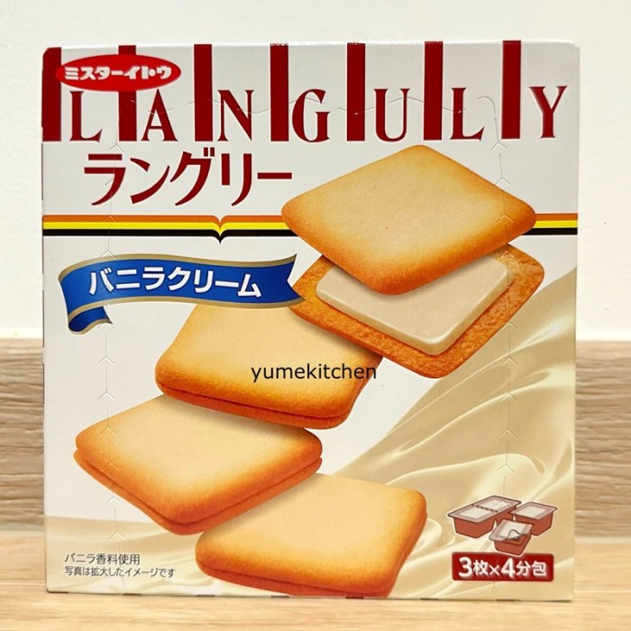 

Mr. Ito Languly Vanilla Cream Sandwich 4's x32,4gr 129,6gram