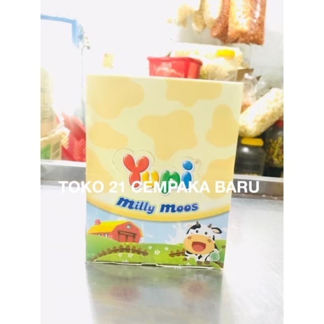 

Yupi MILLY MOOS 1 box isi 24 pcs | Permen Yupi Jelly Jeli Murah