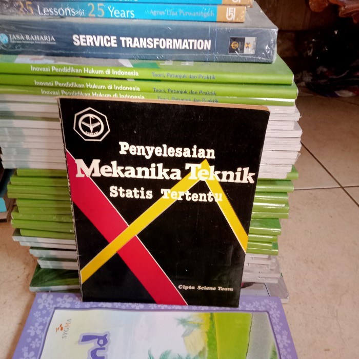 ORI BUKU PENYELESAIAN MEKANIKA TEKNIK STATIS TERTENTU