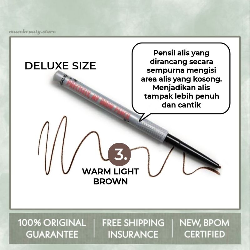 COD Benefit Precisely , My Brow Eyebrow Pencil Deluxe Size / Pensil Alis