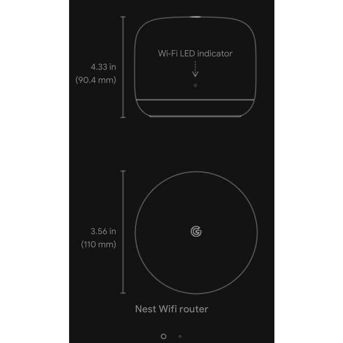 New Google Nest Wifi / Google Wifi Mesh Gen 2 / Google Router - BEKAS POINT 1PC, SNOW WHITE