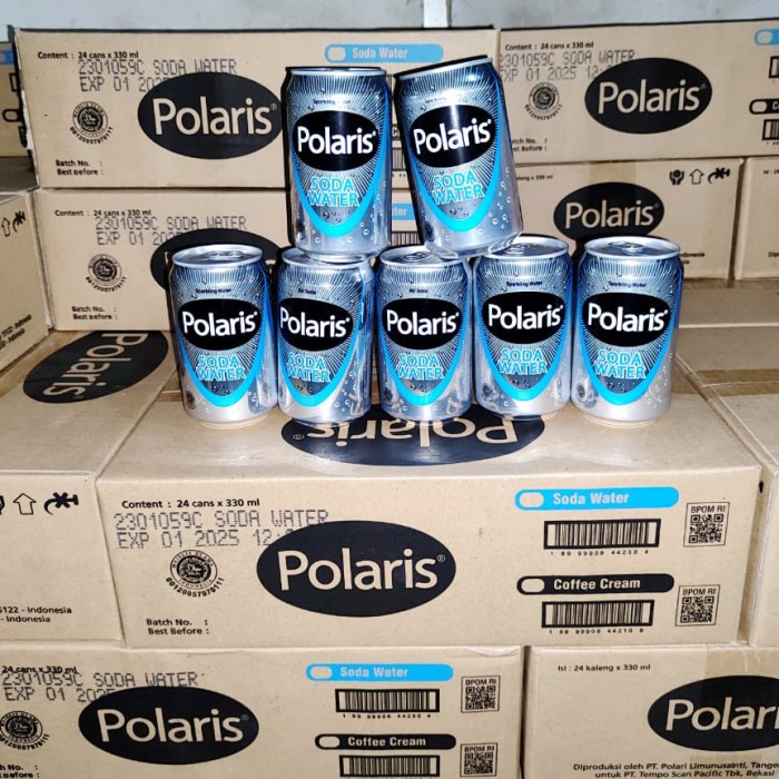 

POLARIS SODA WATER KALENG 330 ML