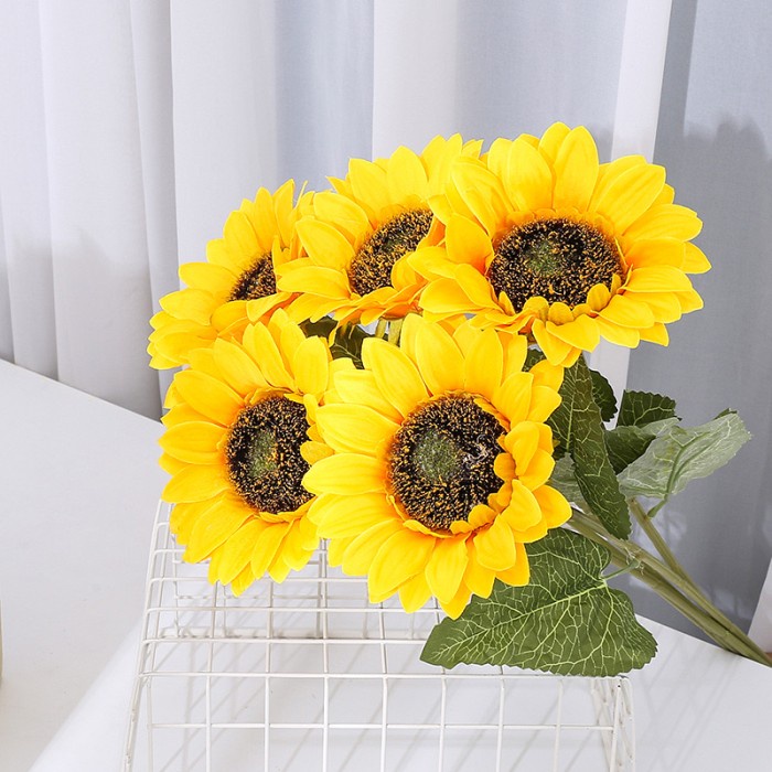 1 Tangkai Bunga Matahari Jumbo  / Bunga Matahari Artifisial