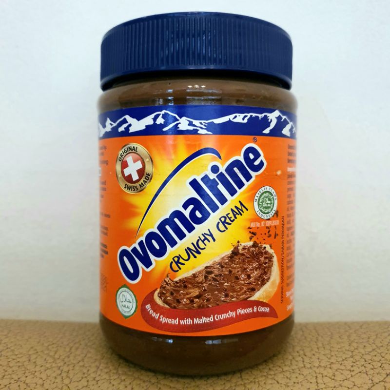 

COD Ovomaltine Crunchy Cream 380 Gram Selai Coklat Ovomaltin Cokelat 380gr Olesan Coklat Crunchy Ovomaltine 380g