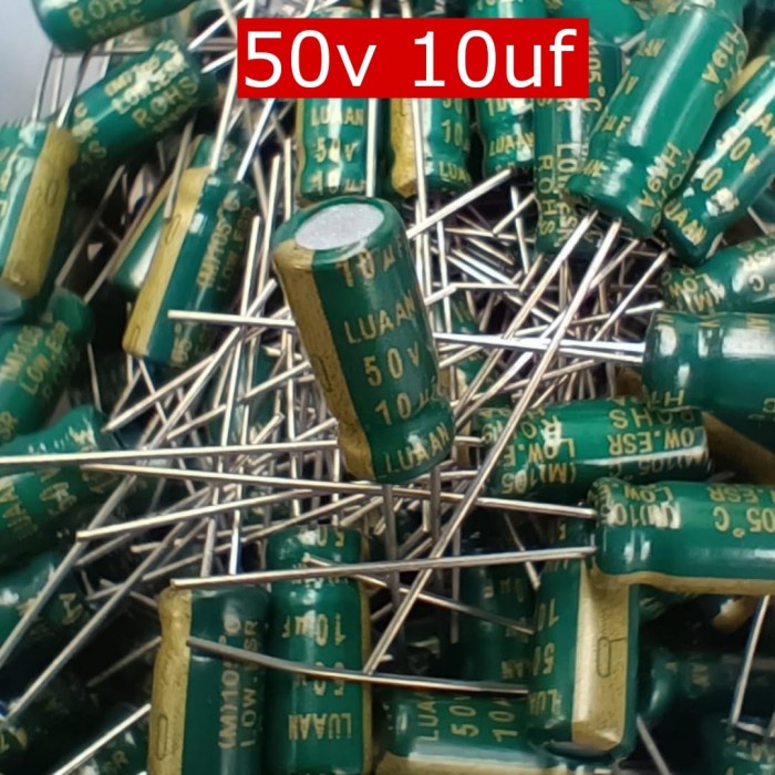 Elko Kapasitor 50v 10uf Elco Capasitor Kualitas Bagus