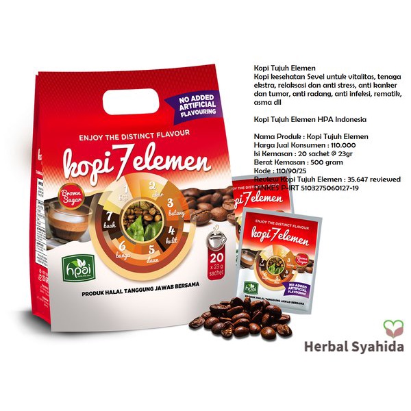 

KOPI 7 ELEMENHERBA AS SUNNAH HALAL