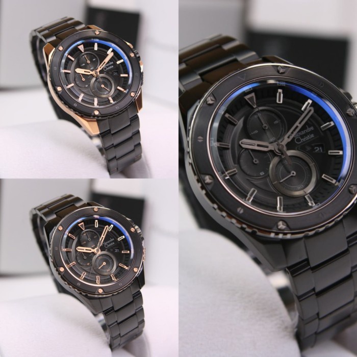 JAM TANGAN PRIA ALEXANDRE CHRISTIE AC 6653 AC6653 STAINLESS ORGINAL