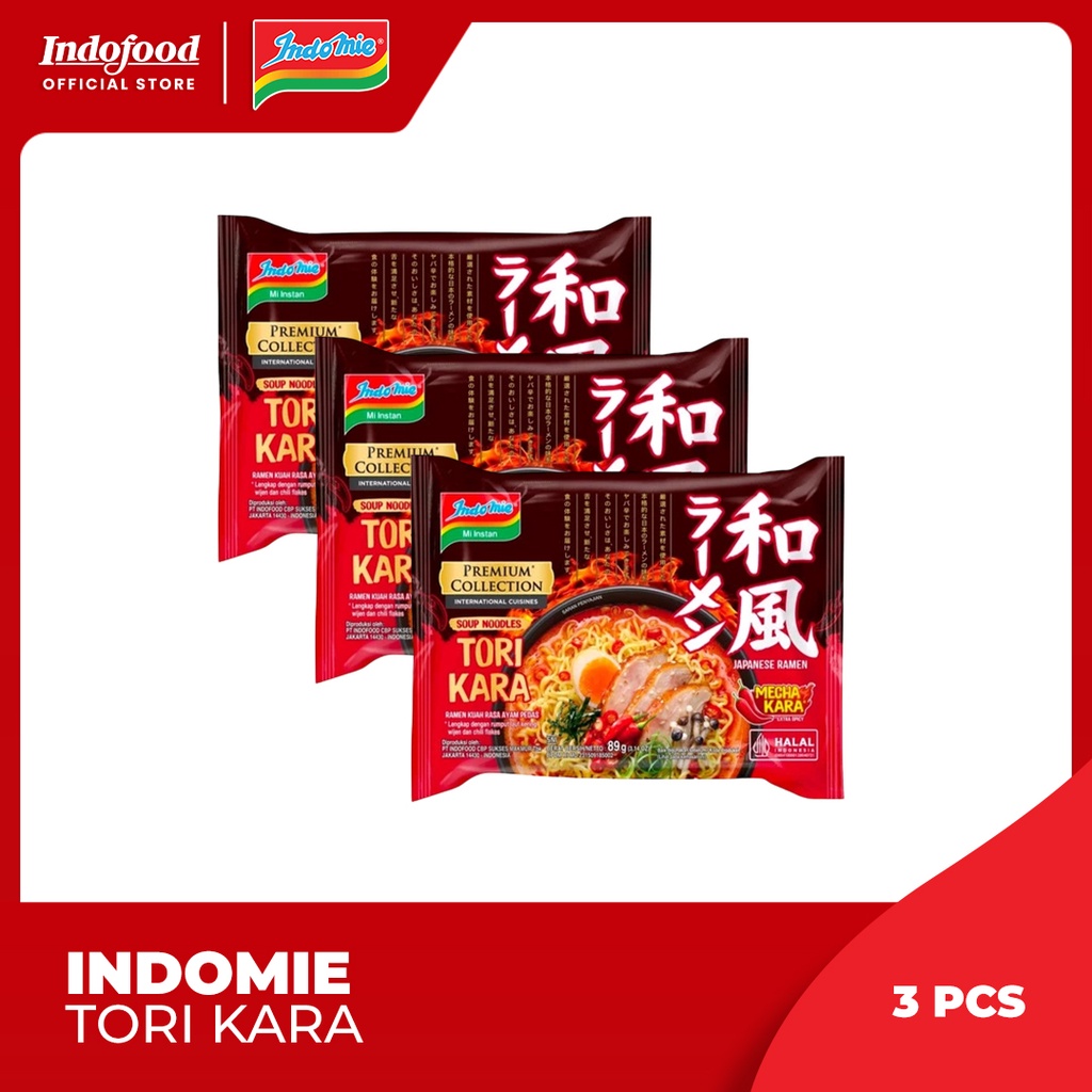 

3 PCS - Indomie Tori Kara Ramen 89 Gr