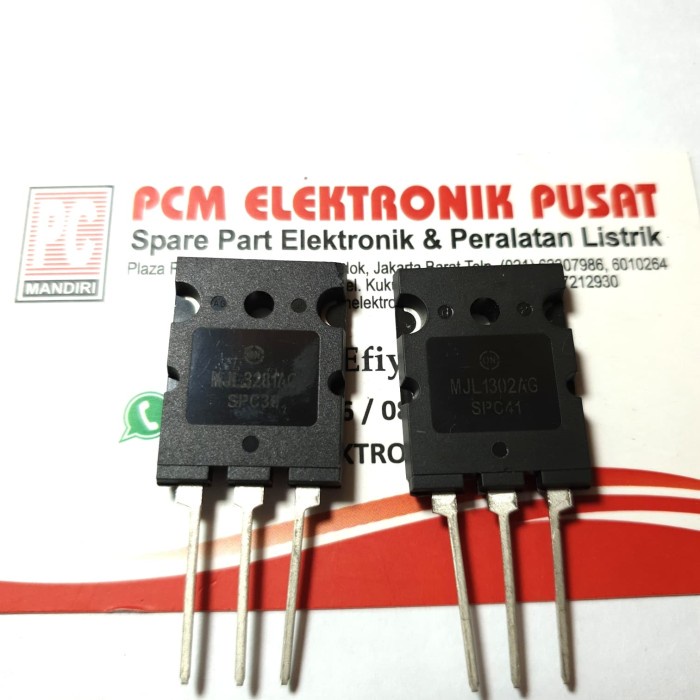 Original MJL1302 + MJL3281 Asli Dijamin MJL3281AG MJL1302AG -BSS12