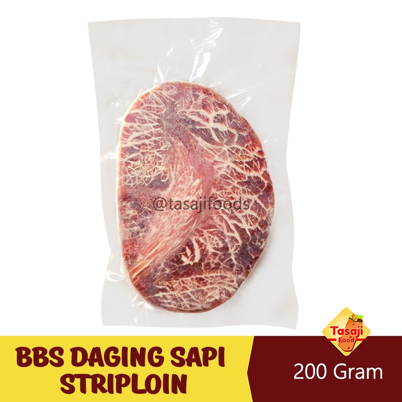 

BBS Daging Sapi Striploin 200gr - Meltique Steak Cut