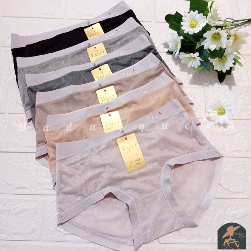 TALLY CD CELANA DALAM 5901 | MODEL MIDI | SEAMLESS VARIASI RENDA | SIZE FREE