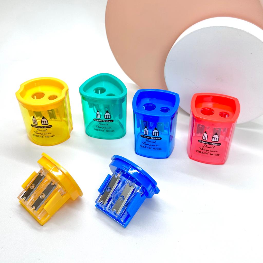 

FBI Serutan Pensil Kayu 2 Lubang/Pencil Sharpener/Orotan Pensil Kayu