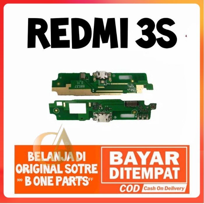 BOARD PAPAN CAS KONEKTOR CONEKTOR CHARGER XIAOMI REDMI 3S PLUG IN MIC READY
