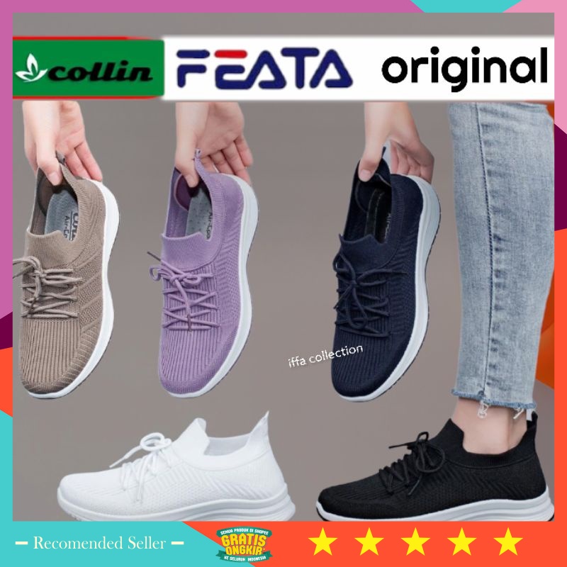 Sepatu Healing Travelling Piknik Bahan Kuat Awet Murah / sepatu rjut import original collin dan feat