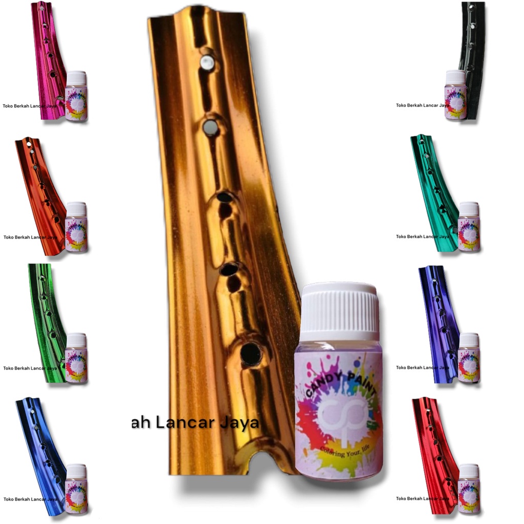 (OLES) CANDY PAINT Bisa COD Cat Logam chrome plastik instan ISI lebih Banyak