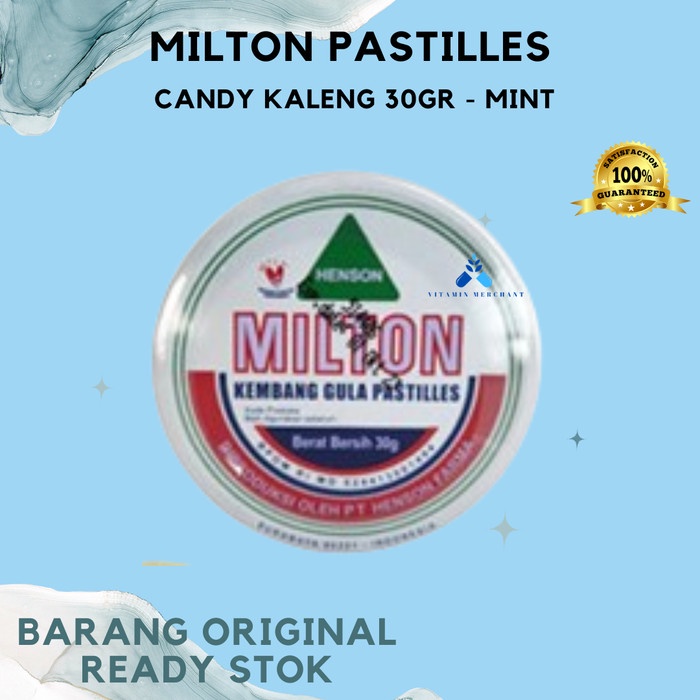 

Permen Milton Pastilles Candy Kaleng 30gr - Mint