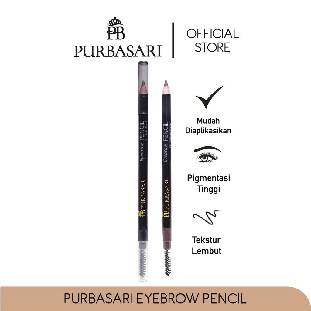 Purbasari Eyebrow Pencil Hydra Series - Pensil Alis