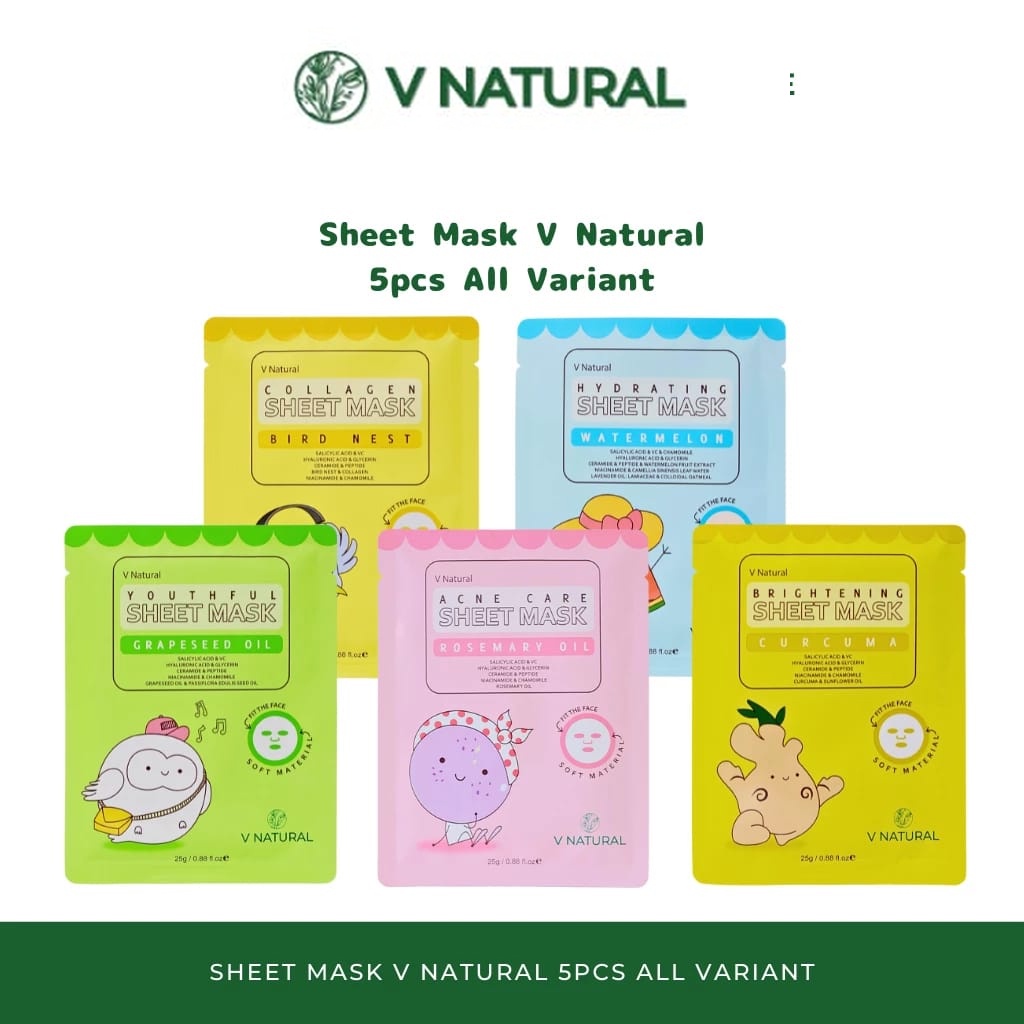 V NATURAL SHEET MASK