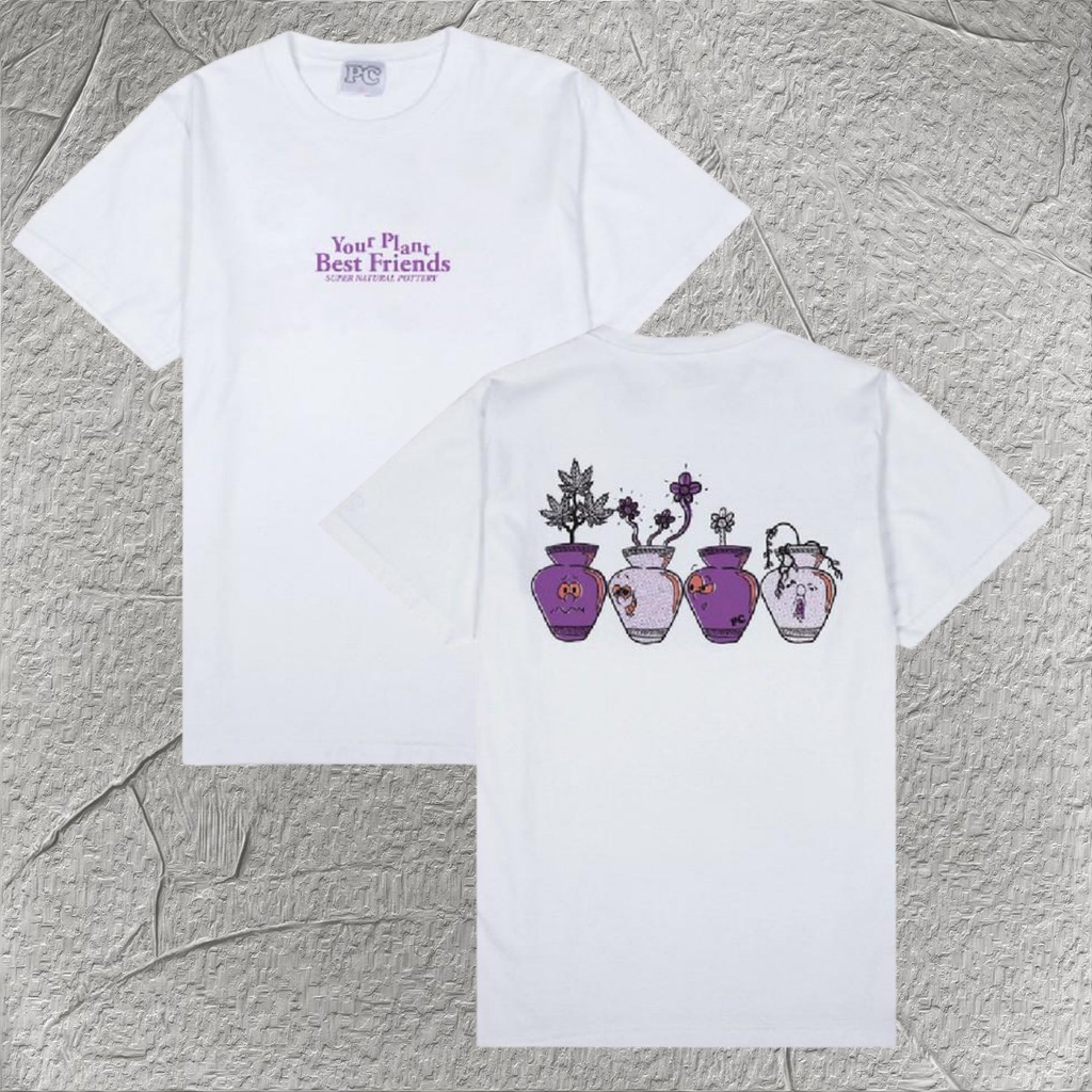 【HOT】 Public Culture - Pottery Tee - White Fashion T-Shirt