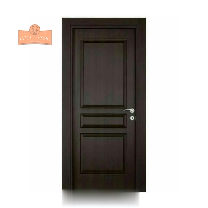 Pintu kamar tidur klasik, pintu rumah, kusen pintu black duco