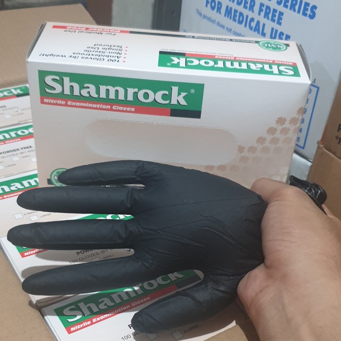 Shamrock Nitrile Glove #tarmidistore
