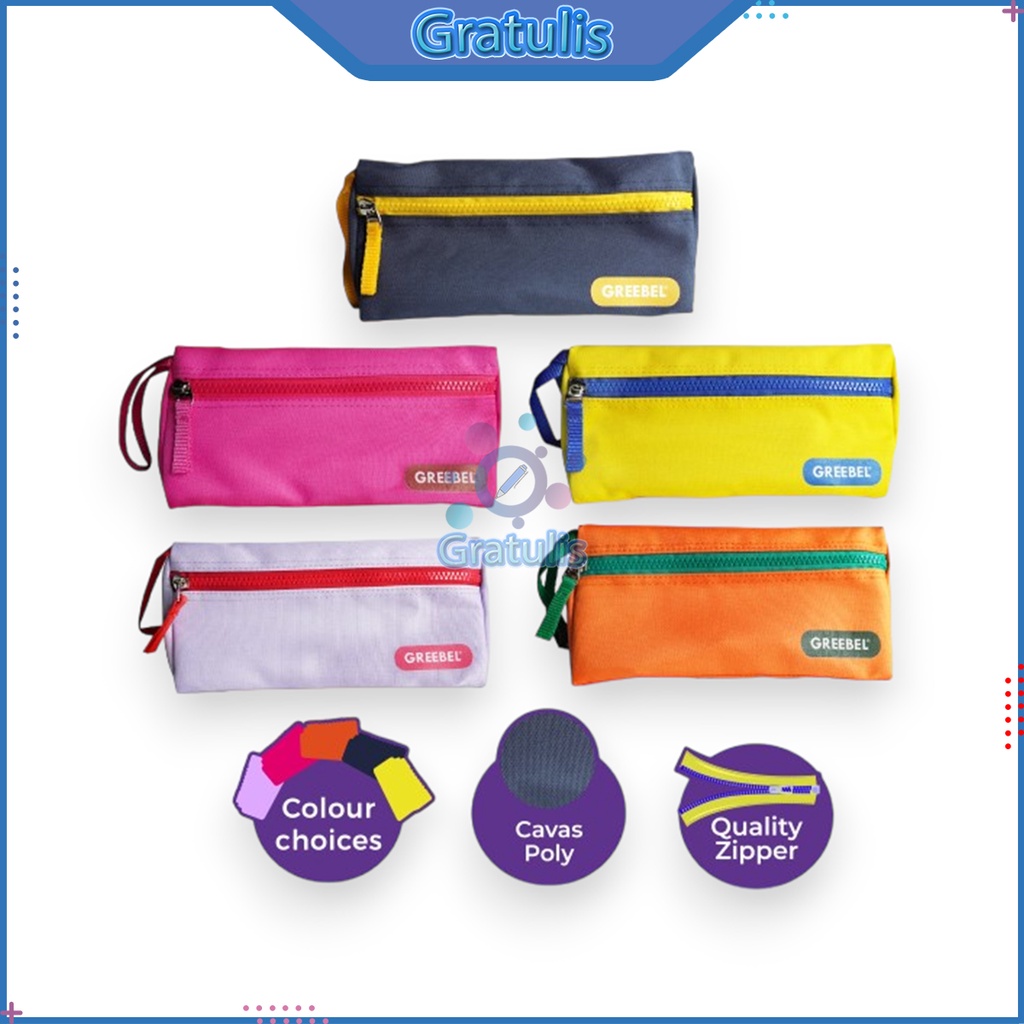 

PENSIL BAG SEGITIGA GREEBEL 0309-03 / TEPAK PINSIL / TEMPAT ALAT TULIS SEKOLAH ANAK / CASES PINGSIL