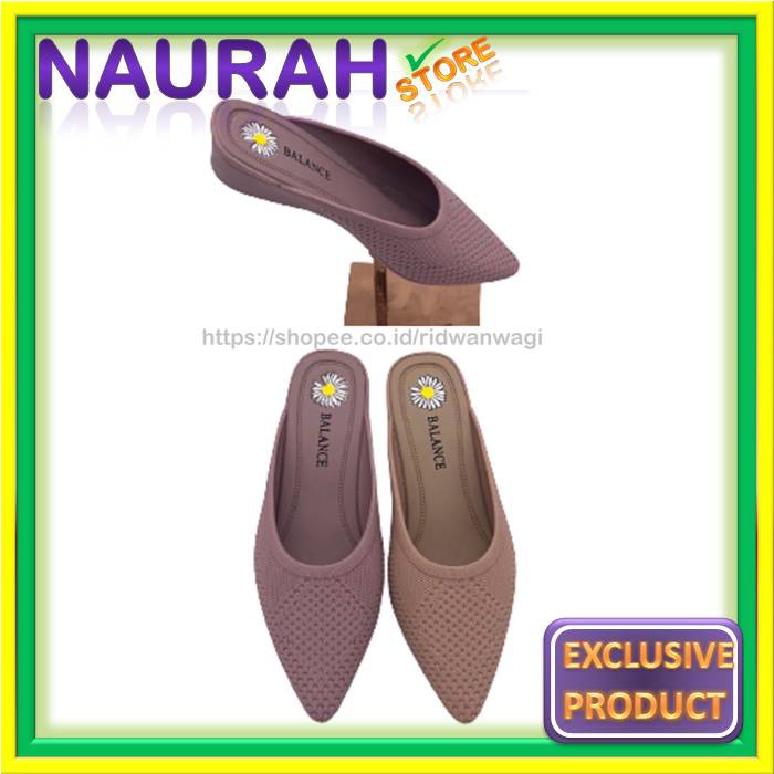 SANDAL BALANCE B650 D2 J SENDAL WEDGES WANITA SLOP LANCIP JELLY LENTUR IMPORT