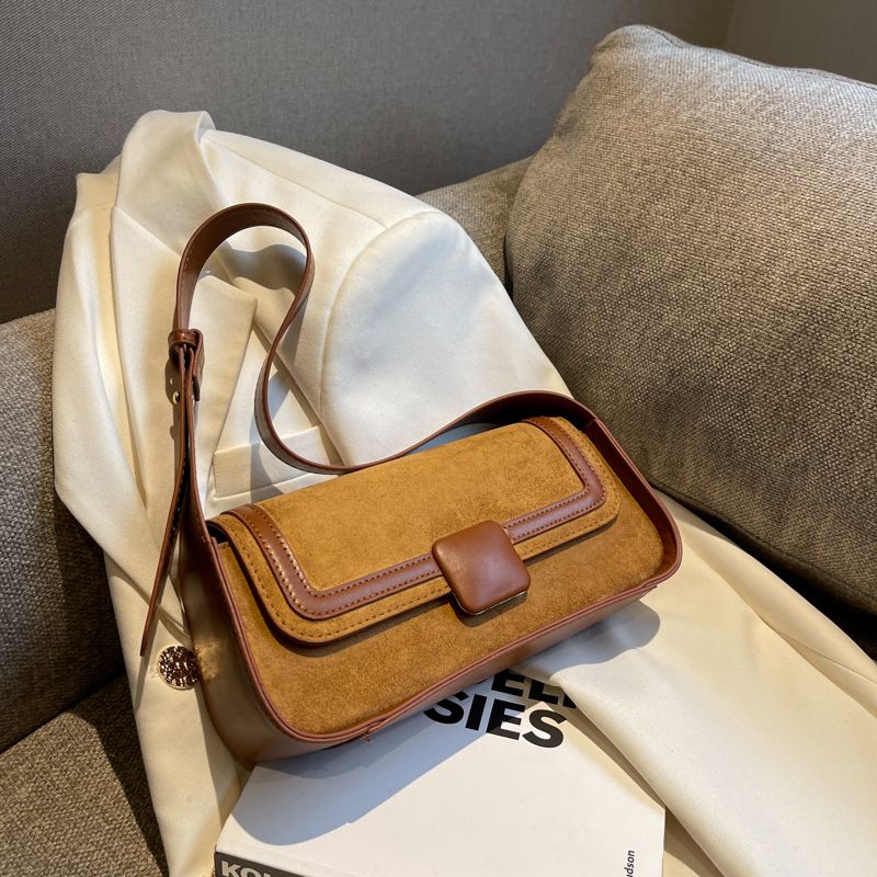 Small bag, women's single shoulder crossbody bag, retro small square bag