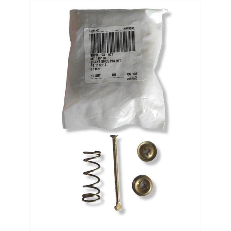 Per Paku Kampas Rem Pin Brake  Shoe Kit PS100 PS120 Loramo MT116120