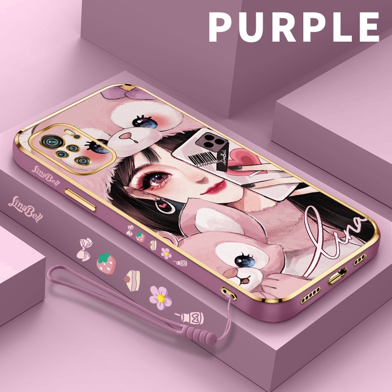 Gold Plating Soft Case hp For Redmi Note10 4G Note 10 5G casing For Redmi Note 10S Note10T Readmi No