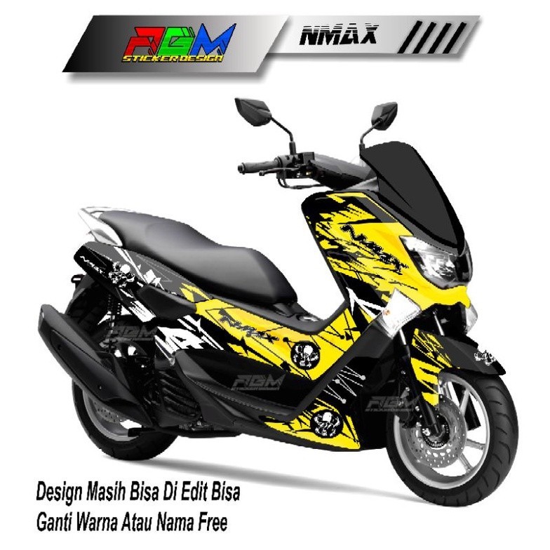 Decal stiker Nmax lama/stiker decal nmax Full Body/Aksesoris-Sticker cutting  AGM-005