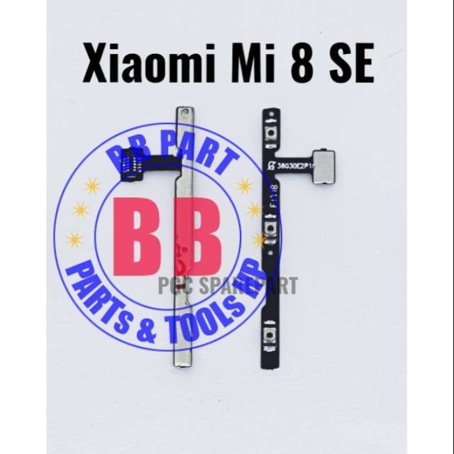 Flexible Konektor On Off + Volume Xiaomi Mi 8 SE / Mi8 SE / Mi8SE / Mi 8SE - Flexibel Fleksibel Conn