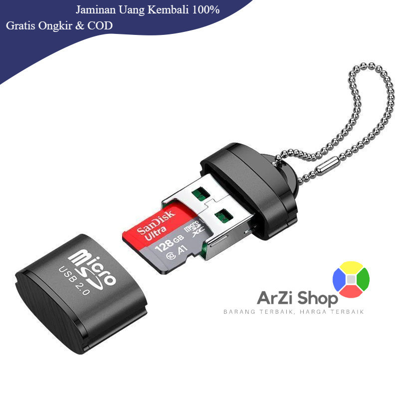 KingCard Card Reader USB 2.0 OTG MicroSD - TF57 - Black