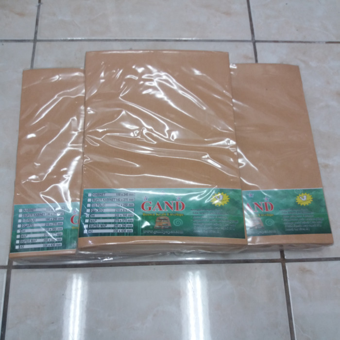 

Amplop Coklat A4 GAND / Amplop A4 GAND - EXECUTIVE