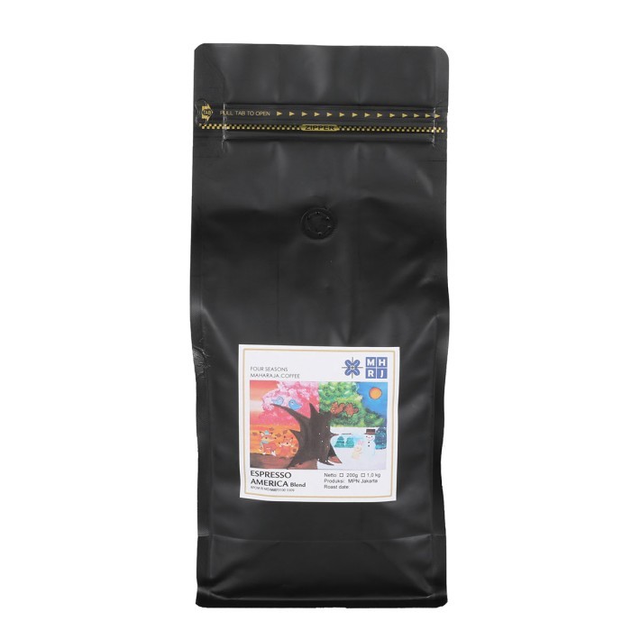 

READY STOCK!!! Espresso America full Arabika house Blend 1kg Biji kopi sangrai - 1000g biji