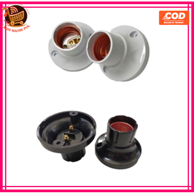 LMP Fitting Lampu Tempel Bulat Matsui E27 Fiting Plafon Matsui