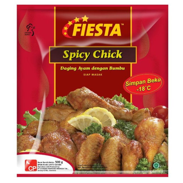 

WP - Fiesta Spicy Chick 500gr - Daging Ayam Dengan bumbu