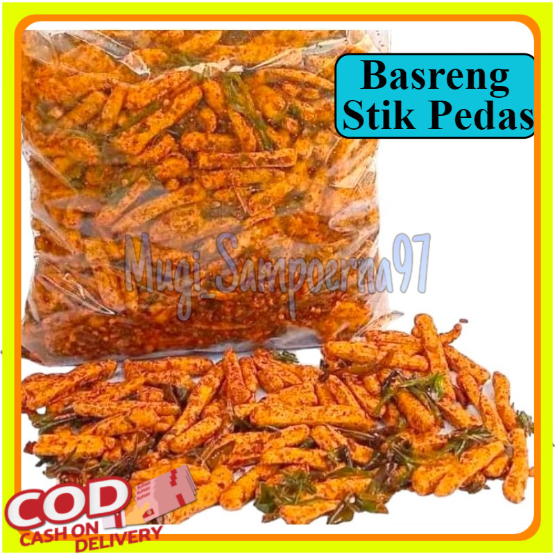 

Basreng stik viral 1kg pedas daun jeruk