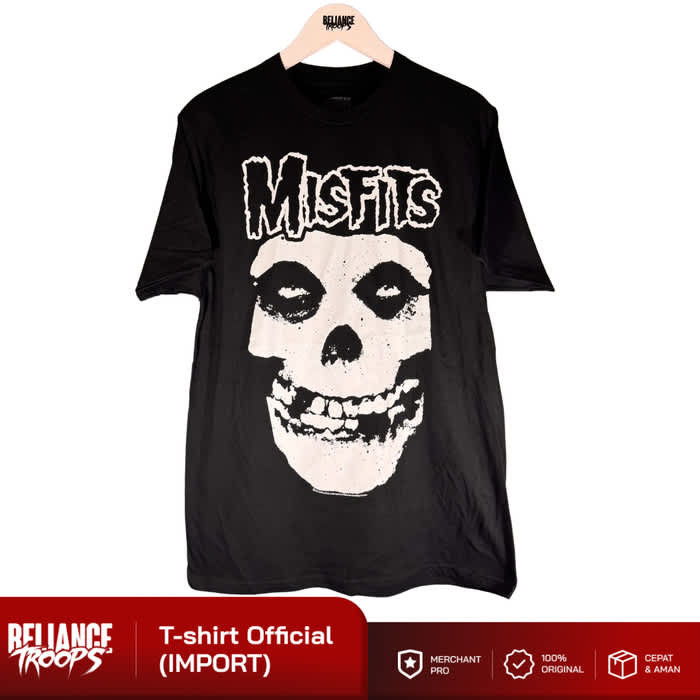 T-shirt Official | Misfits - Logo Outline Skull