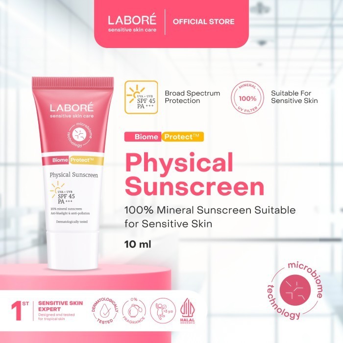 [GIFT NOT FOR SALE] LABORE Sensitive Skin Care NFS BiomeProtect Physical Sunscreen 10 ml