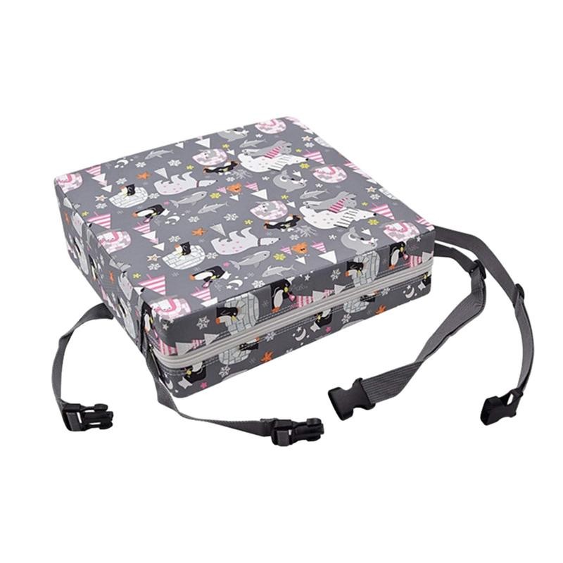 Portable Booster Seat Heightening Cushion Adjustable Washable Chair Seat Pad Thick Kids Booster Seat