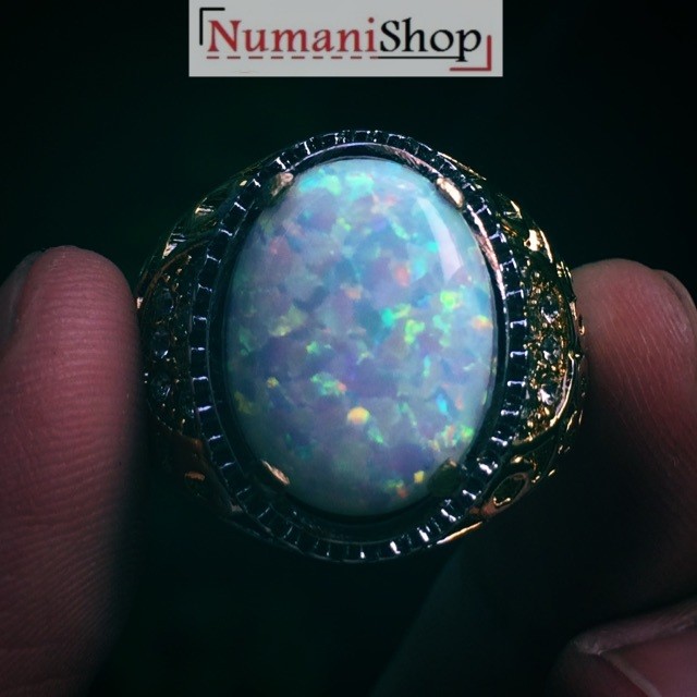 Cincin Titanium Batu Kalimaya Susu Australi HQ