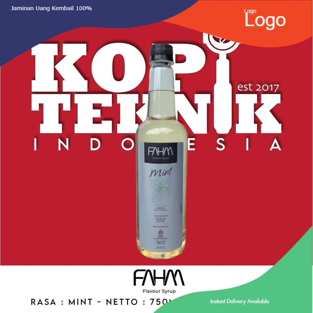 

Mint Flavour Syrup FAHM 750 ml