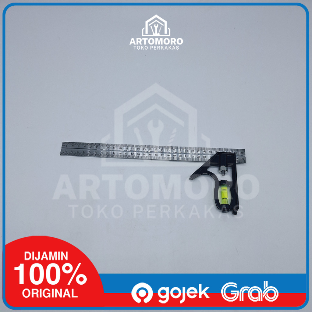 

Penggaris Siku tukang sudut waterpass MISTAR