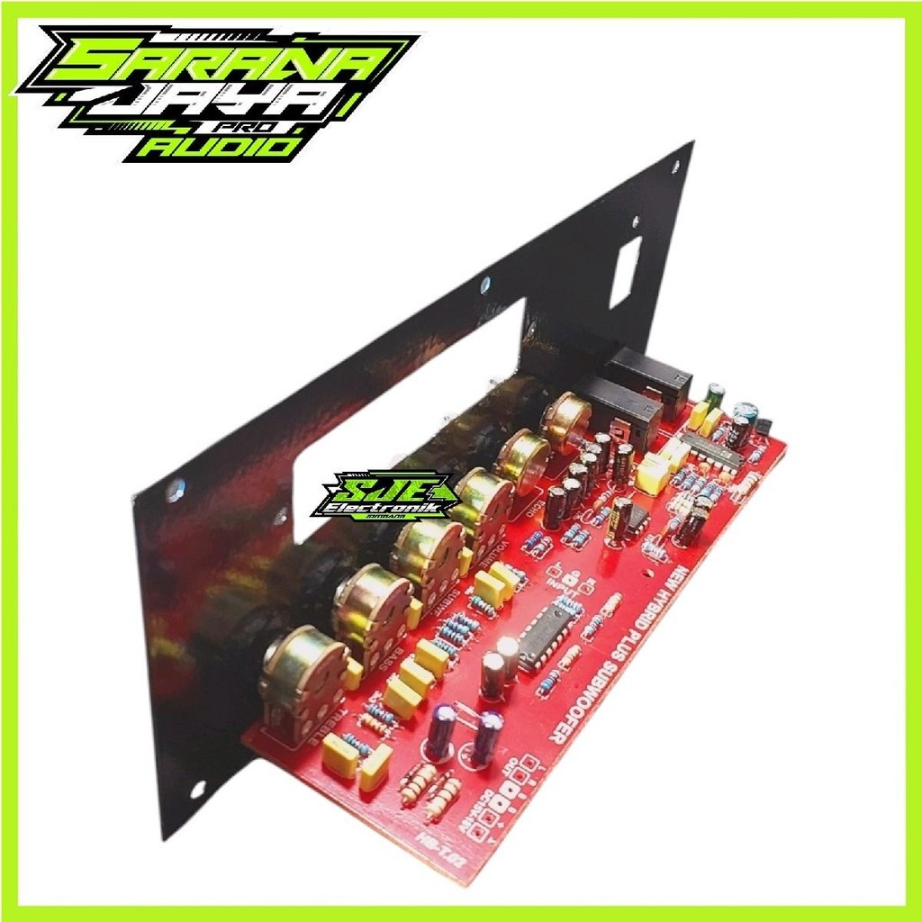 STEREO TONE CONTROL 7 POTENSIO mp3+ecoh mic hybrit Amplifier Mixer Bass