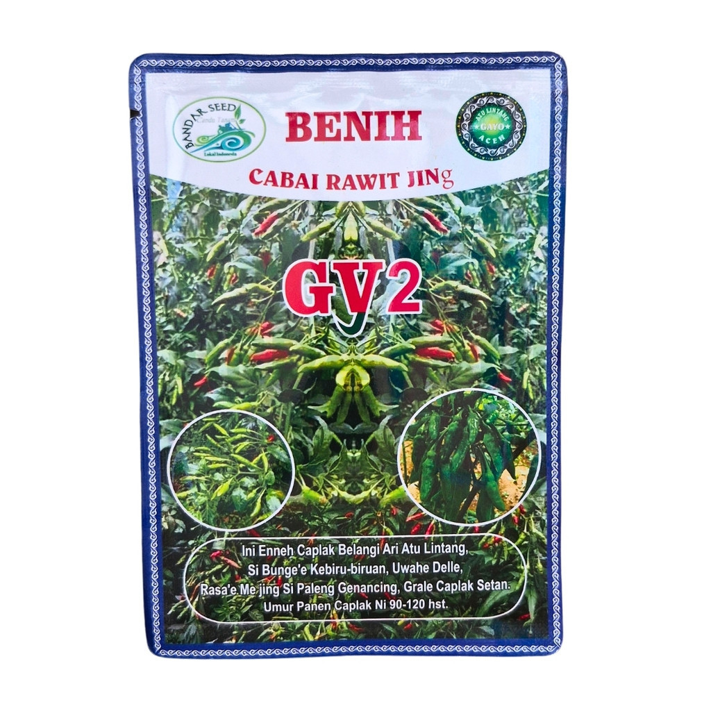 Cabe GY2 10gr Lokal Aceh Buah Lebat Original Cabe Rawit Hijau Gayo 2 Aceh Cabai Tanaman Benih
