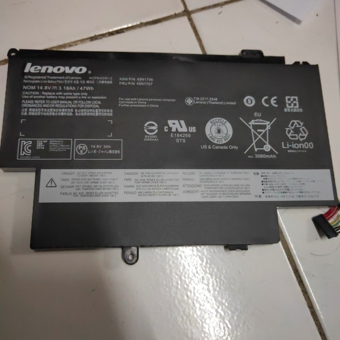 Wst Baterai 45N1704 45N1705 45N1706 45N1707